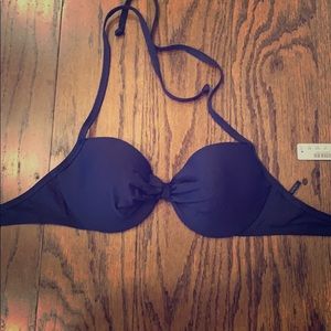 J. Crew Bikini Top Navy Blue New with Tags